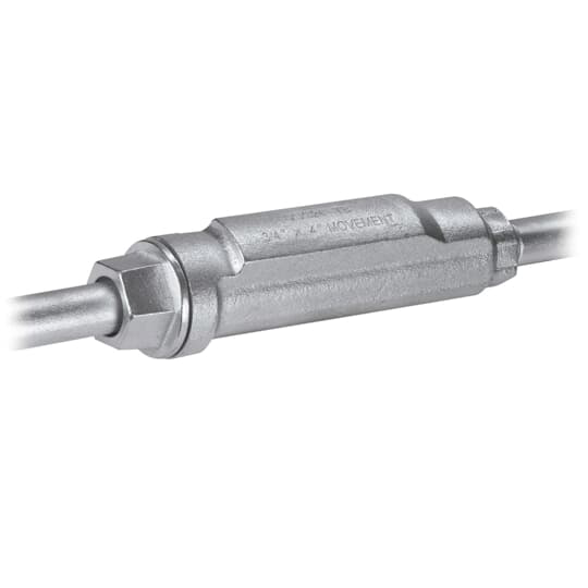 Product image for Thomas & Betts XJG48-TB 1-1/4" (8" Movement) Rigid/IMC Conduit Expansion Coupling, Ductile iron