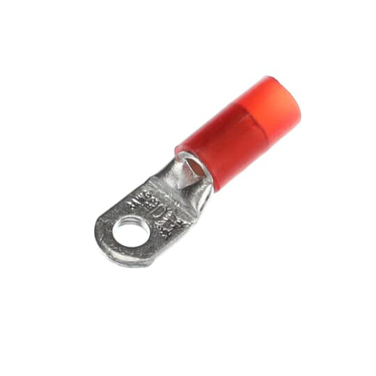 Product image for Thomas & Betts RD10361 8 AN #10 Stud Red Nylon Insulation Ring Terminal
