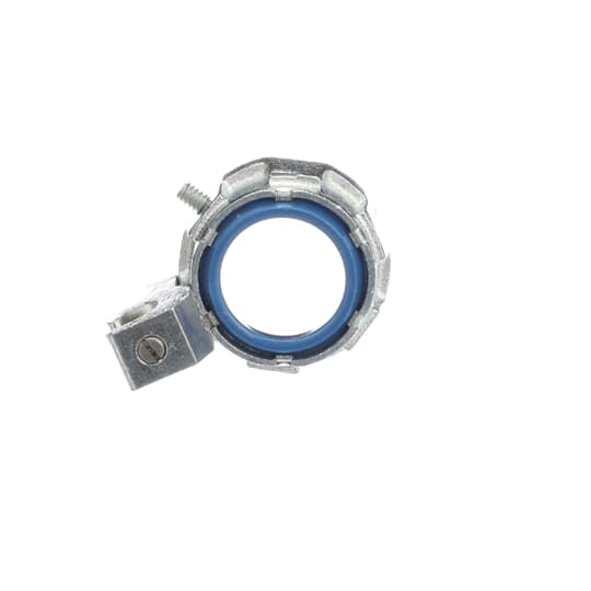 Product image for Thomas & Betts 3872 1" Rigid/IMC Grounding Bushing - Thermoplastic Insulator. Wire Range - 14-4