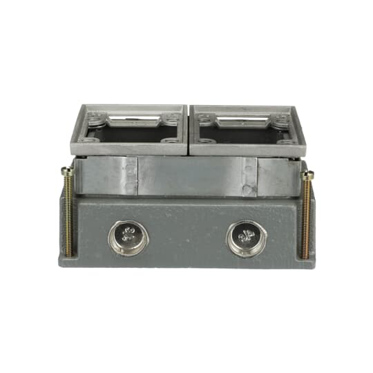 Product image for ABB 642 AL 2-G FLUSH FLR-BX HUB3/4I