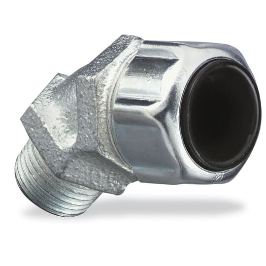 Product image for Thomas & Betts 4931 45 Degree Liquidtight Strain Relief Connector
