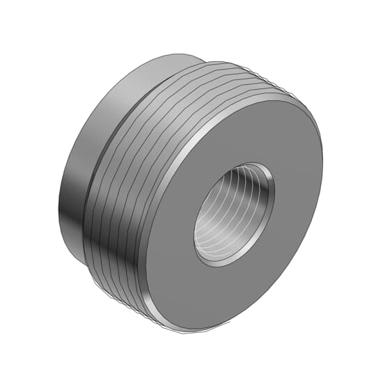 Product image for Thomas & Betts 606-TB 1-1/4" to 1" Threaded Reducer Bushing, Steel