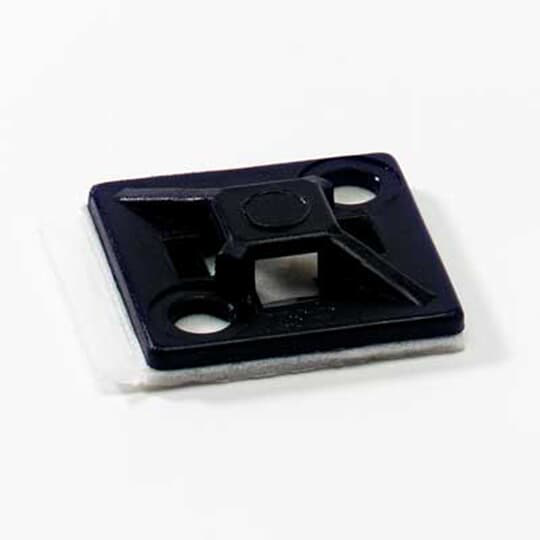 Product image for Thomas & Betts TC344AX 3/4 Inch Black Adhesive Cable Tie Mounting Base