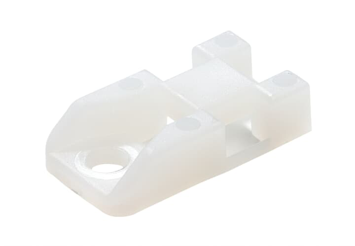 Product image for Thomas & Betts TC826-TB 1000/Pack .5 x 1 Inch Dimensions #8 Mounting Method 2 Directional Cable Tie Screw Mount