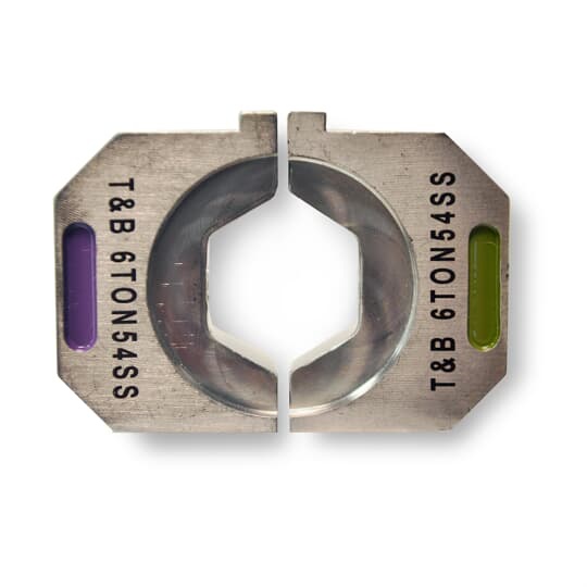 Product image for ABB 6TON54SS 6TON SS HEX DIE W/DIE