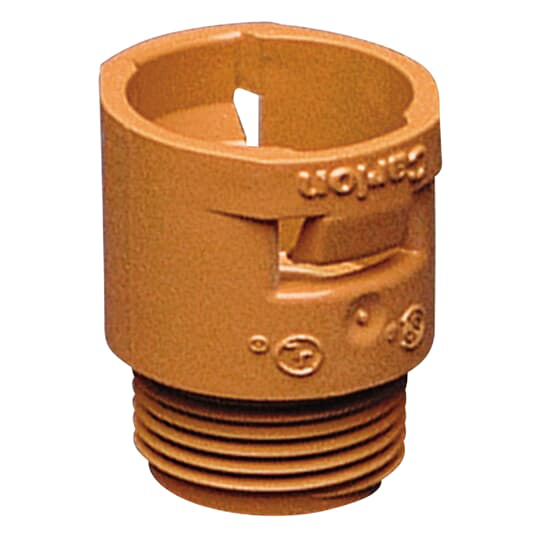 Product image for Carlon SCA243E 3/4" Non-Metallic Flexible Raceway Quick-Connect Threaded Adapter
