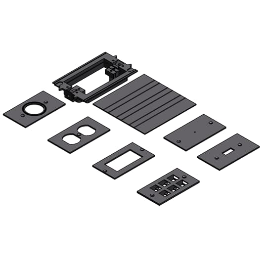Product image for Carlon E976AK2 Rectangular Floor Box Activation Kit