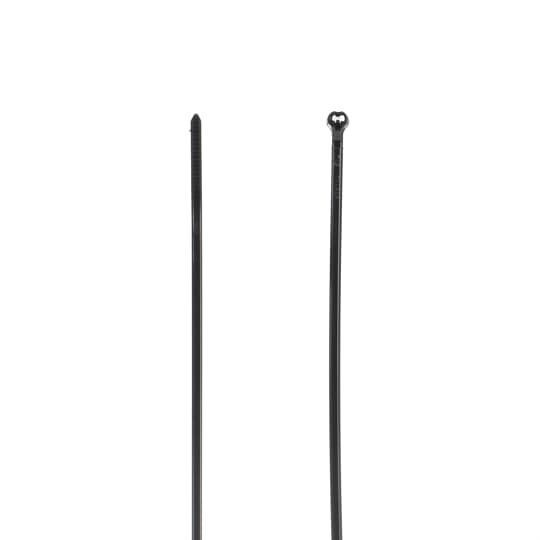 Product image for Thomas & Betts TYB2315MX 2-Piece Bulk Pack 7 Inch 18 lb Ultraviolet Black Cable Tie