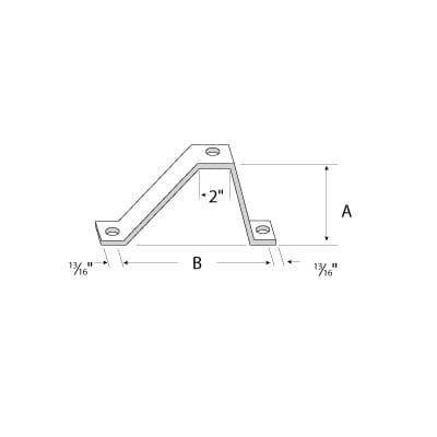 ABB AN270 1 WALL LADDER BRKT HT 2-3 Product image for ABB AN270 1 WALL LADDER BRKT HT 2-3
