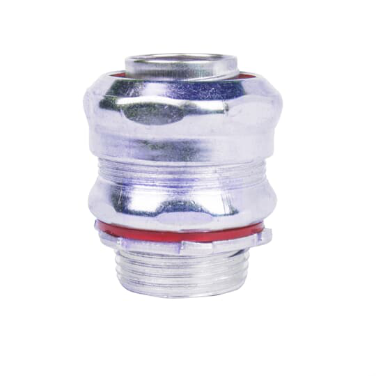 Product image for Steel City LT125-SC 1-1/4 Inch Zinc Plated Steel Straight Liquidtight Connector