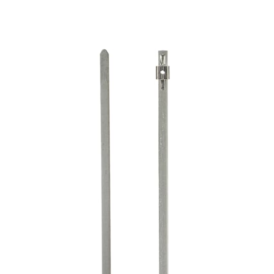 Product image for Thomas & Betts SS16-180 Dual-Lock Mini Cable Tie, .18" Width, 16" Length - 304 Stainless Steel
