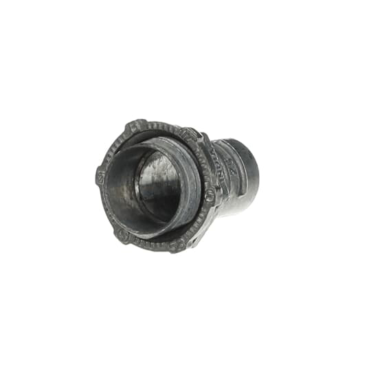 Product image for Steel City XC241 1/2" Armored Cable/Flex Conduit Screw-In Connector, Die Cast Zinc