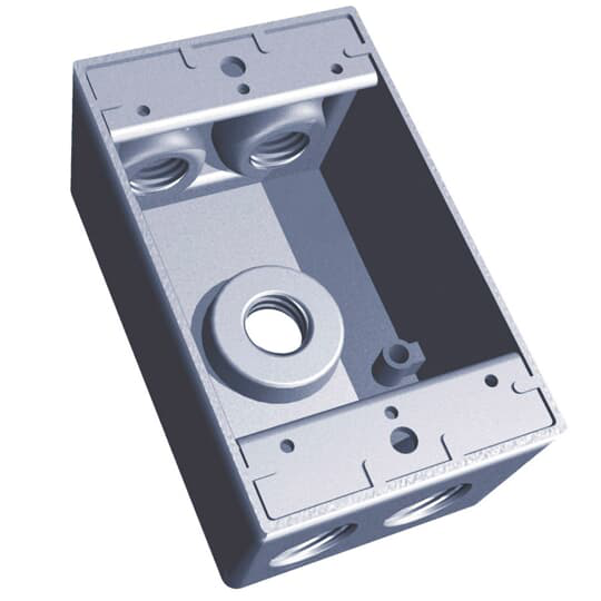 Product image for ABB S107CN OUTDOOR RECT BOX 5X3/4 H