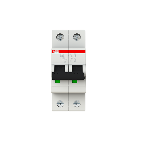 Product image for ABBLV S202-C20 MINI CIRCUIT BREAKER
