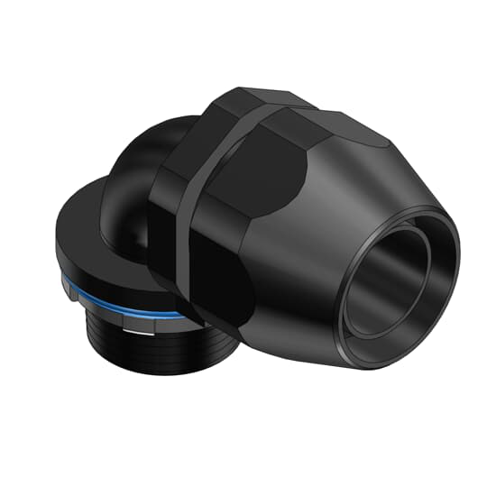 Product image for ABB LT9100 1 IN BLK 90 DEGREE LIQUI