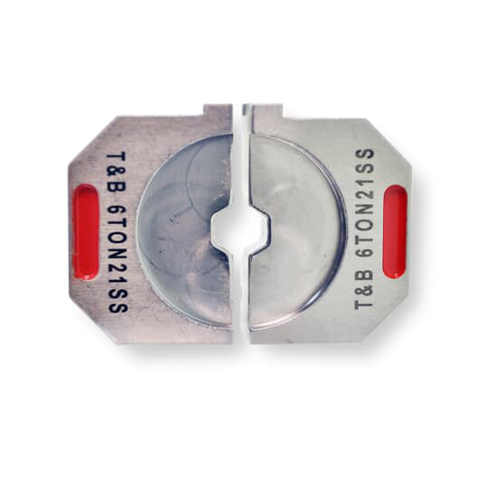 Product image for ABB 6TON21SS 6 TON SS HEX DIE W/DIE