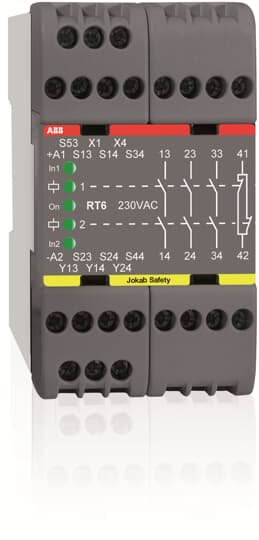 Product image for Thomas & Betts 2TLA010026R0000 RT6 24 VDC Safety Relay