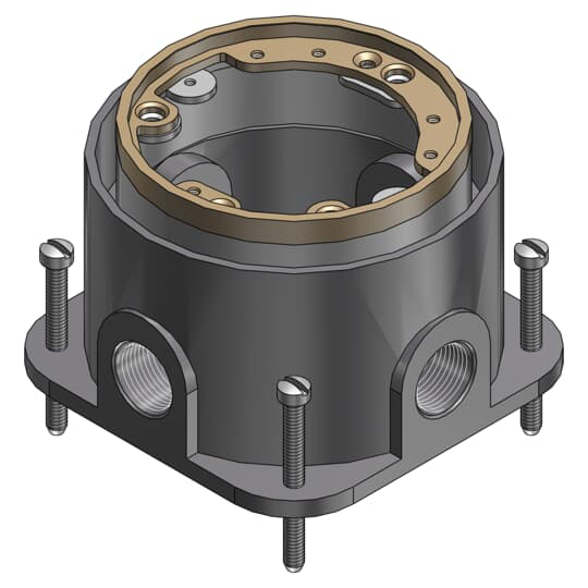 Product image for ABB 601 SC 1-GANG SERV FLR-BX 56CU