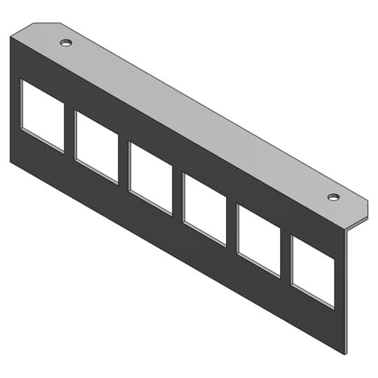 Product image for ABB 668S-6PAN 668S DATA PLATE - 6 P