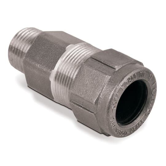 Product image for Thomas & Betts ST050-464SS 1/2" Star Teck Stainless Steel Jacketed Cable Fitting