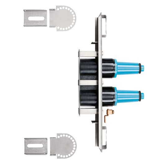 Product image for ABB Elastimold 274J2 25kV 200 Amp, Loadbreak 2-Point Junction w/ Stainless Steel Bracket