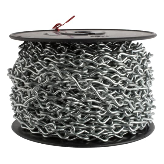 Product image for Steel City JC-400 10ga Spring Steel Heavy Jack Chain (100ft Spool)