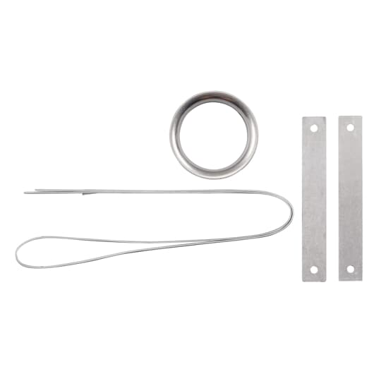 Product image for ABB Elastimold 150-TB-5 15/25kV, Deadbreak Elbow Bail Assembly, Made of Stainless Steel, Used for Assisting Cable to Transformer Connections. Non-Current Carrying. The ELASTIMOLD® 150TB5 bailing assembly kit consists of two stainless steel bail connectors, a stainless steel collar & a length of stainless steel strap. This kit was designed to secure two ELASTIMOLD® non-loadbreak elbow con