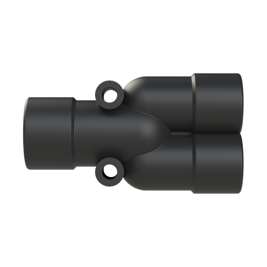 Product image for ABB BVYR-121010 Y-CONN 1PC 2XNW10,N