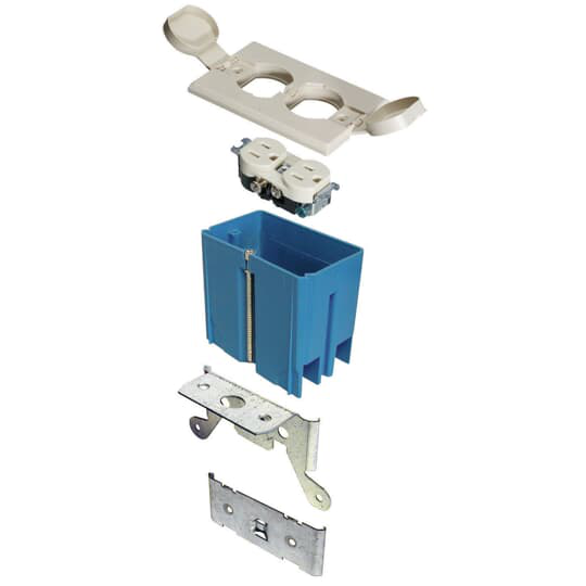 Product image for ABB B121BFBRW 1G 20 CU IN ADJ FLR B