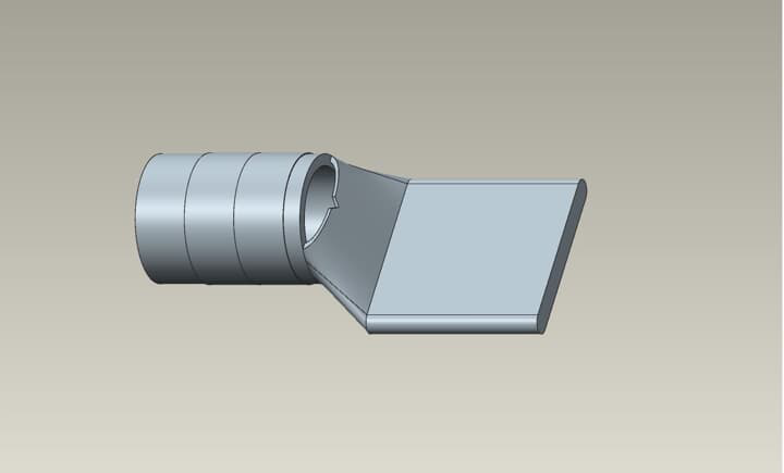 Product image for ABB 54874BEBT CU TP BLNK TNGE LUG L