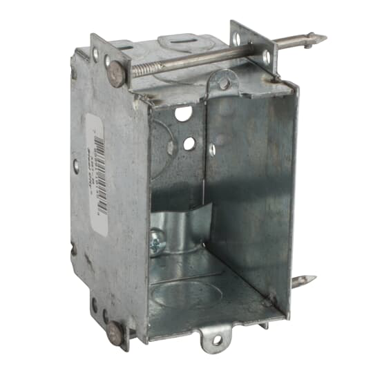 Product image for Steel City A257-25 Non-Gangable 3 x 2 x 2-1/2 Inch Dimensions 12.5 In. Steel Switch Box with Clamp