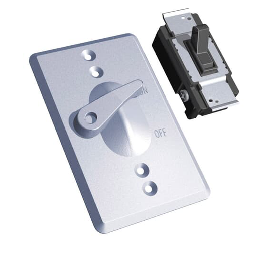 Product image for Red Dot S321E 15 Amp 120 Volt Silver 1-Pole 1-Gang Weatherproof Switch Cover