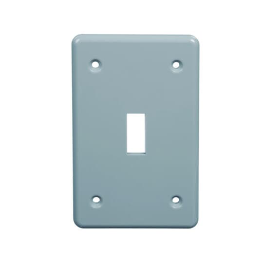 Product image for Carlon E98STSCR Single Gang FS Box Switch Plate Cover - Gray