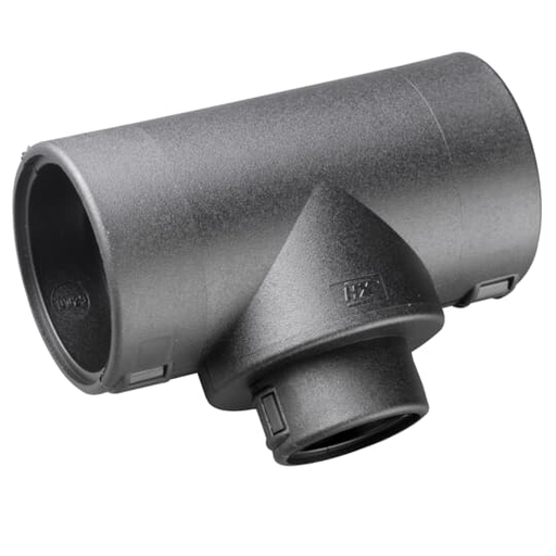 Conduit Fitting, Nylon 6.6, NC12/NC12/NC12, Black