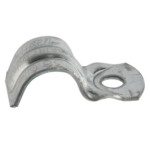 Product image for Steel City FS100-SC 3/8 Inch Flexible 1-Hole Conduit Strap