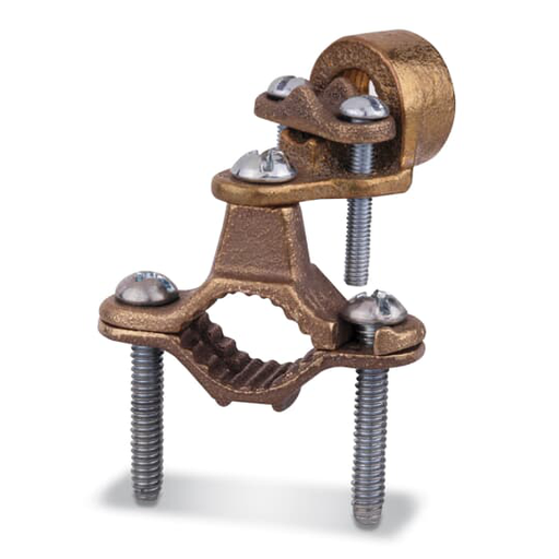 BRZ GND CLAMP FOR 1/2IN CONDUIT