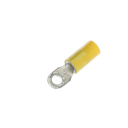 Product image for Thomas & Betts 10RC-8 Vinyl-Insulated Ring Terminal - #12-10, #8bolt