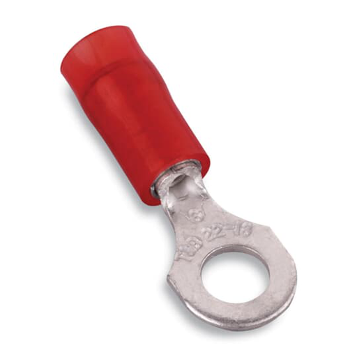 INSNYL RING TERM 22-16 BOLT No8 RED