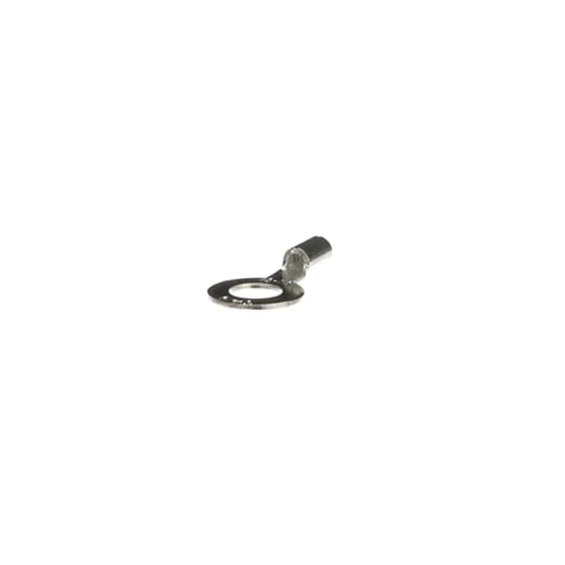 Product image for Thomas & Betts B71 18-14 AWG Wire Range 1/4 Inch Bolt Hole Metallic Non-Insulated Ring Terminal