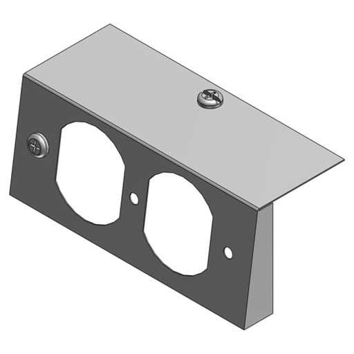 Product image for ABB 664 S RP DPLX RCPT DEV PLT GALV
