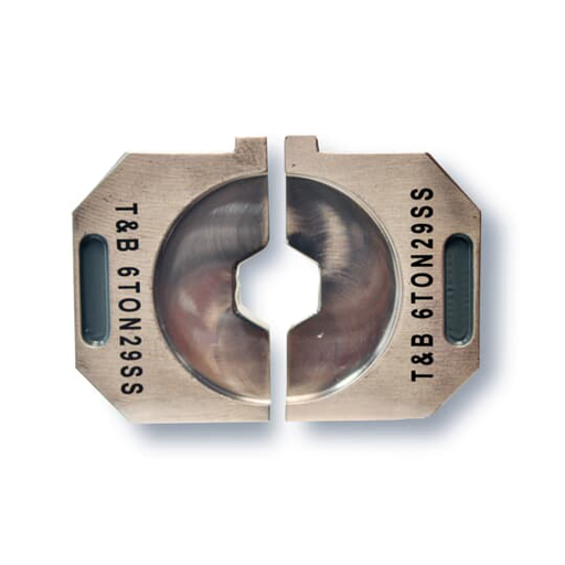 Product image for ABB 6TON29SS 6 TON SS HEX DIE W/DIE