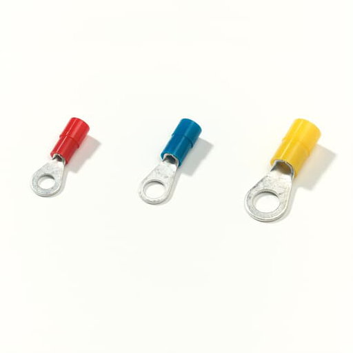 Product image for Thomas & Betts KV10-38R-D 3/8 Inch Stud Size 12-10 AWG Wire Range Vinyl Ring