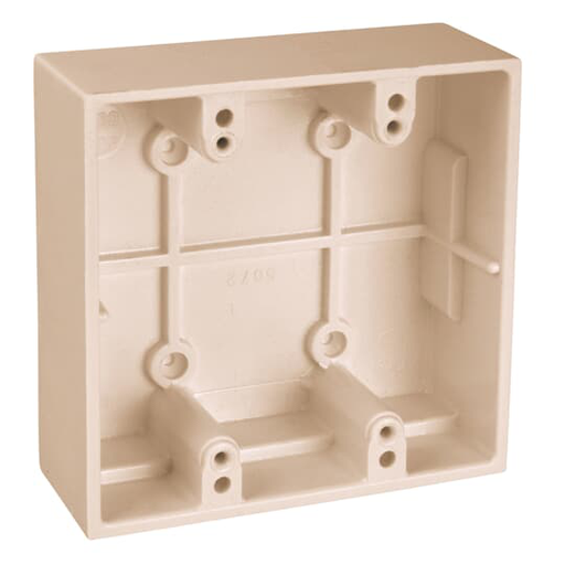 Product image for ABB 5072 IVORY 2-GANG SURF MT BX,NM