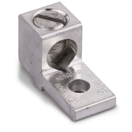 Product image for Blackburn ADR21AR 14 AWG Tiined Aluminum 1-Conductor 1-Hole Mount Mechanical Lug