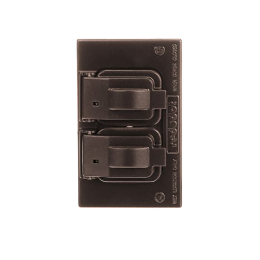 DUPLEX COVER HORIZONTAL BRONZE