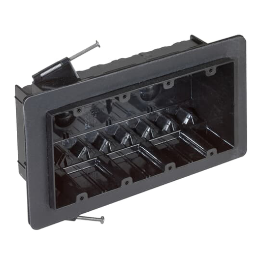 Product image for Carlon FN-460-V 4-Gang Vapor-Tight Wall Box, Polycarbonate, 60in&#179;