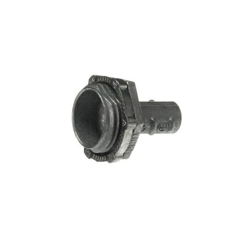 Product image for Steel City XC240 3/8" Armored Cable/Flex Conduit Screw-In Connector, Die Cast Zinc