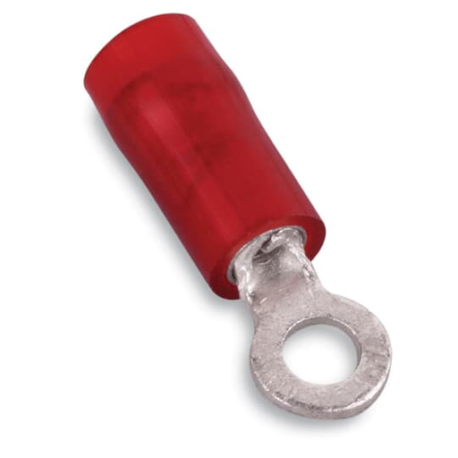 INS NYL RING TERM 22-16 BLT 1/2 RED