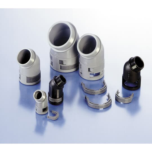 Product image for ABB BUAV-N076-UL FTNG UL 45D PA6 NW