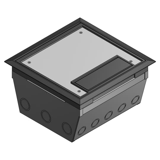 Product image for ABB AFM-8-BLK STEEL FLOOR INSERT 10